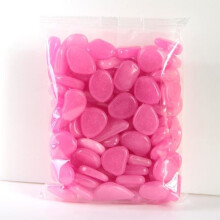 Decorative Pebbles - Fluorescent Stone - 100 Pieces - Non-toxic Resin - Purple