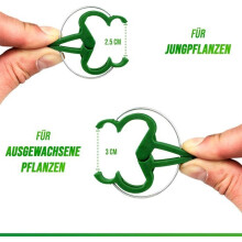 100 tuinklemmen voor tomaten, rozen, komkommers en andere klimplanten - Stevige klemmen voor het vastzetten van klimplanten