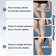 Genouillères orthopédiques Deedlite pour rotule, genouillères orthopédiques Sofela, 1 paire, appareil d'entraînement pour les jambes