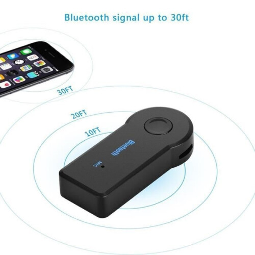 Network accessory, 2-in-1 wireless Bluetooth 5.0 receiver transmitter adapter with 3.5mm jack for car music - Bluetooth v5.0 #E 1