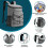 BRILLSTEN Insulated Backpack - 23L - Water Resistant - PEVA Coating - Deep Front Pocket 4