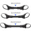 3-Piece Universal Stroller Connectors, Adjustable Double Hook Stroller Connectors, Portable Safety Connection 3