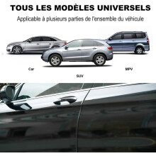 Car door protection strip - BIGILANTUH- 5M - black - rubber - U-shaped