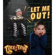 Spookhuis - Escape Room Decoraties, Gevangene van de Schedelkooi, met Enge Geluiden en Gloeiende Ogen