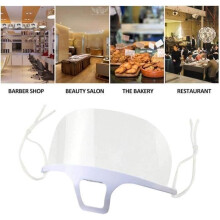 Protective visor - Transparent - 10 pcs - Anti-fog - Comfortable - Removable