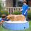 PawHut - Dog Pool - Plastic - 120x120x30cm - Blue 3