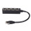 RJ45 1-to-4 Port Splitter Adapter, Smooth Transmission, Excellent Connection, Computer Network Cable Adapter Pack 2