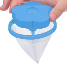Magic Pet Hair Catcher Washing Machine Flower Floating Lint Mesh Bag Fur Hair Catcher for Washing Machine
