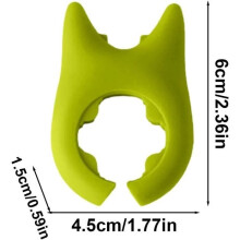 Spatula Holder for Saucepan, 2 Silicone Saucepan Clips, Cute Adjustable Spatula Holder Clip