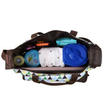 5-Piece Baby Diaper Bag Set for Moms, for Outings and Travel - Brown