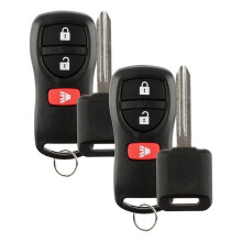 2set Replacement Key Fob Car Remote with Uncut Transponder Key for KBRASTU15, CWTWB1U733, ID 46, NI04T