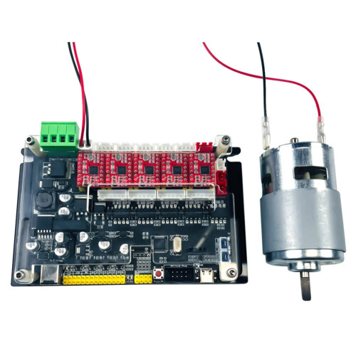 Offline Controller 32-Bit 4 Axis Control Board, GRBL Control, Optical Coupling,with 300W/500W Spindle for CNC Engraver B 2