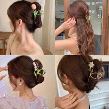 blütenförmige Haarspangen aus Metall, YSTP starker und rutschfester Halt, modische Haaraccessoires