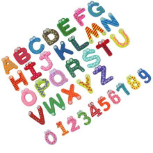 36x Number and Letter Magnets for Children's Refrigerator - Magnetic Learning Toy