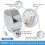 CubeTECH Bathroom Light Pull Cord and Fitting Kit - Chrome Light Switch with Ceiling Pendant Cord and Black Accessories 4