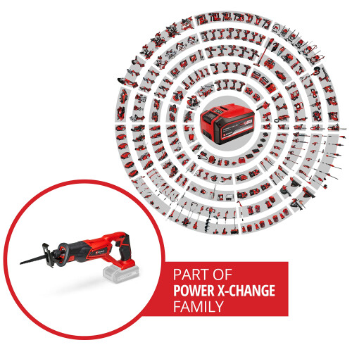 Einhell Einhell Cordless Reciprocating Saw 22mm Stroke 18V PXC Without Battery 1
