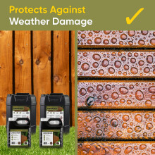 Postsaver Creostain Creocote Oil-Based Wood Treatment | Creosote Substitute | Wood Stain and Preserver | Ideal for Fence Treatment | Low Odour | 20 l