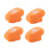 4PCS AMS Guard Durable Ceramic Inlet Ring Protector 3D Printer Parts for  A1/A1  AMS Lite 1