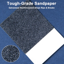 12Pcs Sandpaper 120 to 2000 Grit, Epehio Wet And Dry Sandpaper For Cars Metal Plastic Wood Walls, 9x3.6 Inch Assorted Sandpaper Sheets for Automotive