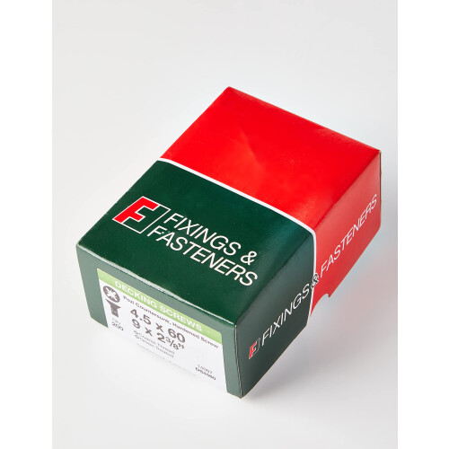 Forgefix ForgeFix Countersunk Decking Screws | 4.5 x 60mm | Green | Box 200 1