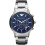 Ρολόι Renato Series Chronograph από ανοξείδωτο ατσάλι με μπλε καντράν - AR2448 Eagle LOGO, δώρο γι 1