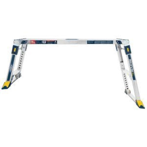 Werner 79023 Adjustable Pro Work Platform Work & Access, Silver, One Size 2
