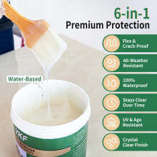 YKF Transparent Waterproof Sealant 350g Clear WaterBased Leak Repair C