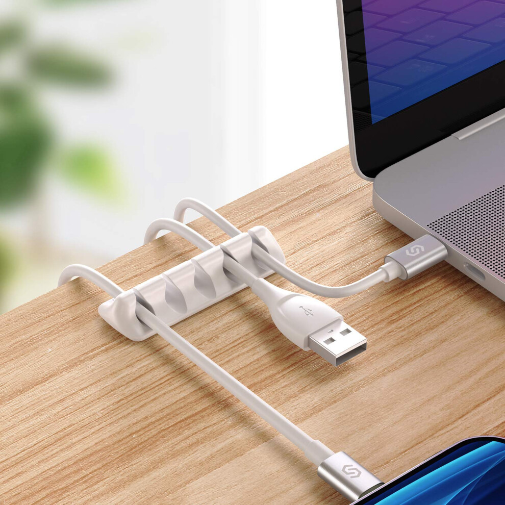 Syncwire Cable Clips, Cord Organizer Cable Management Self Adhesive Usb Cable Ho 5006938143838