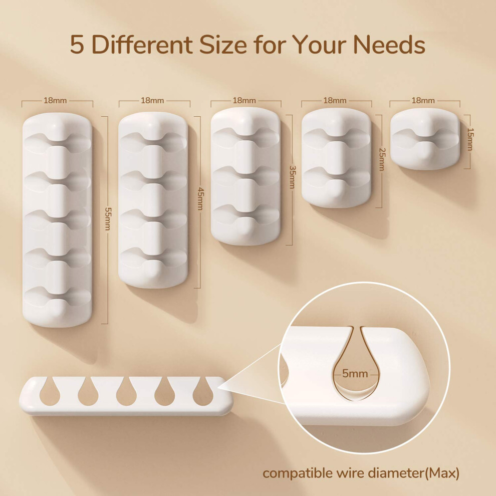 Syncwire Cable Clips Cord Organizer Cable Management Self Adhesive Usb 5000290108504