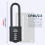 Squire Squire Combination Padlock CP4025 – 40mm Long Shackle Combination Padl 2