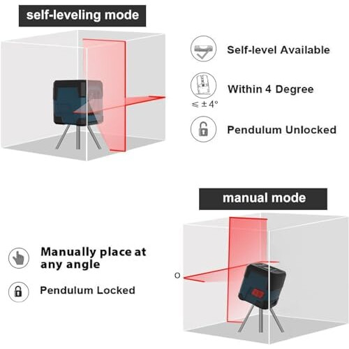 Laser LevelRockSeed Cross Line Laser Leveler Horizontal and Vertical P 1