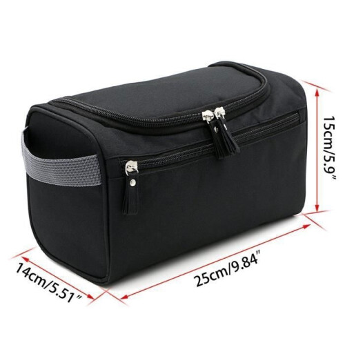Cube toiletry bag with hook and thick sponge