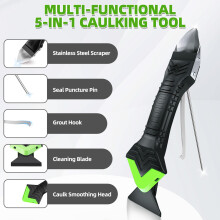 5 in 1 Silicone Caulking Tool Kit Caulk Sealant Remover and Finishing