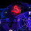 1.4m Inflatable Halloween Ghost, Hanging Inflatable Window Decoration with Built-in Red LED String Lights 2