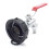 Chrome-plated brass tap fitting, 3/4" 90-degree outlet - 15mm barbed thread 2