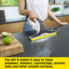 Kärcher Window Vac WV 6 Plus, Extra Long Battery Running Time of 100 min, LED Ba