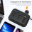 UK Power Strip outlets socket 4 AC Plug Outlets Extender switch and 2 4
