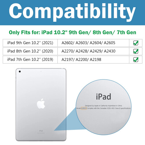 ProCase 1 Pack Screen Protector for iPad 9th 8th 7th Generation 10.2 Inch 1