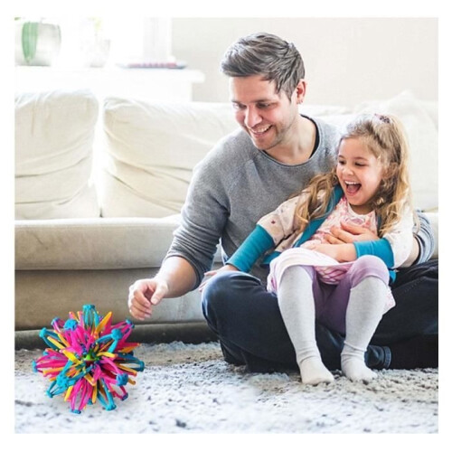 Breathing and Anxiety Toy - Rainbow Shrinking Ball 2