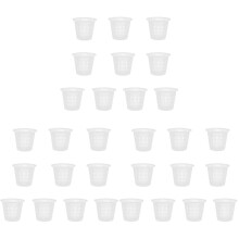 30Pièces Pots Plastiques Blancs Multi-Usages Pour Plantes Orchidées