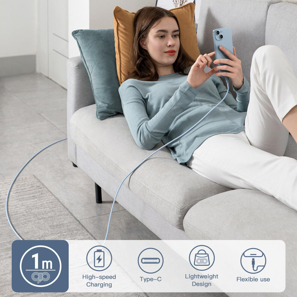 Photos - Cable (video, audio, USB) USB to USB C Cableã3PACK 3FTã Type C Charger Cable Fast Charging, iPhone Charger USB C for iPhone 17/16/15 Pro Samsung G