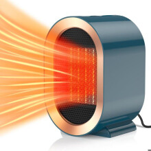 1200W extravärmare, tyst, låg energiförbrukning, badrumsvärmare, fläktvärme – grön