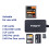 Integral 4in1 Memory Card Reader, USB 3.0 & USB C Adapter to microSD, SD, Compact Flash, MS Duo/Pro - For iPhone 15/16 Plus/Pro/Pro Max, MacBook Pro/ 2