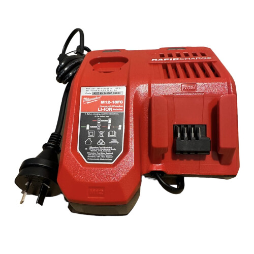 Milwaukee Milwaukee Rapid M12-18C charger, Red 2