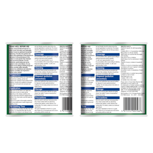 Rustins Rustins Wood Preserver Green 500ml