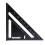 Carpenter's Square - LON - Aluminum Alloy - Black - Metric System 1