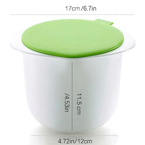 Fresh cheese mold, cheesemaker, cheesemaker, cheesemaker with recipe, green 1