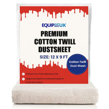 Equip247uk 5 x Professional Quality 100 Cotton Twill Heavy Duty DUST S