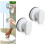 Poignée de porte à ventouse - Lot de 2 - ABS - Installation sans perçage - Couleur or 2