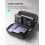 UGREEN Travel Accessories Tech Pouch Electronics Cable Organiser Bag Black 4